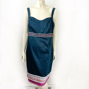 Boden Pinafore Apron Shift Dress Size 12